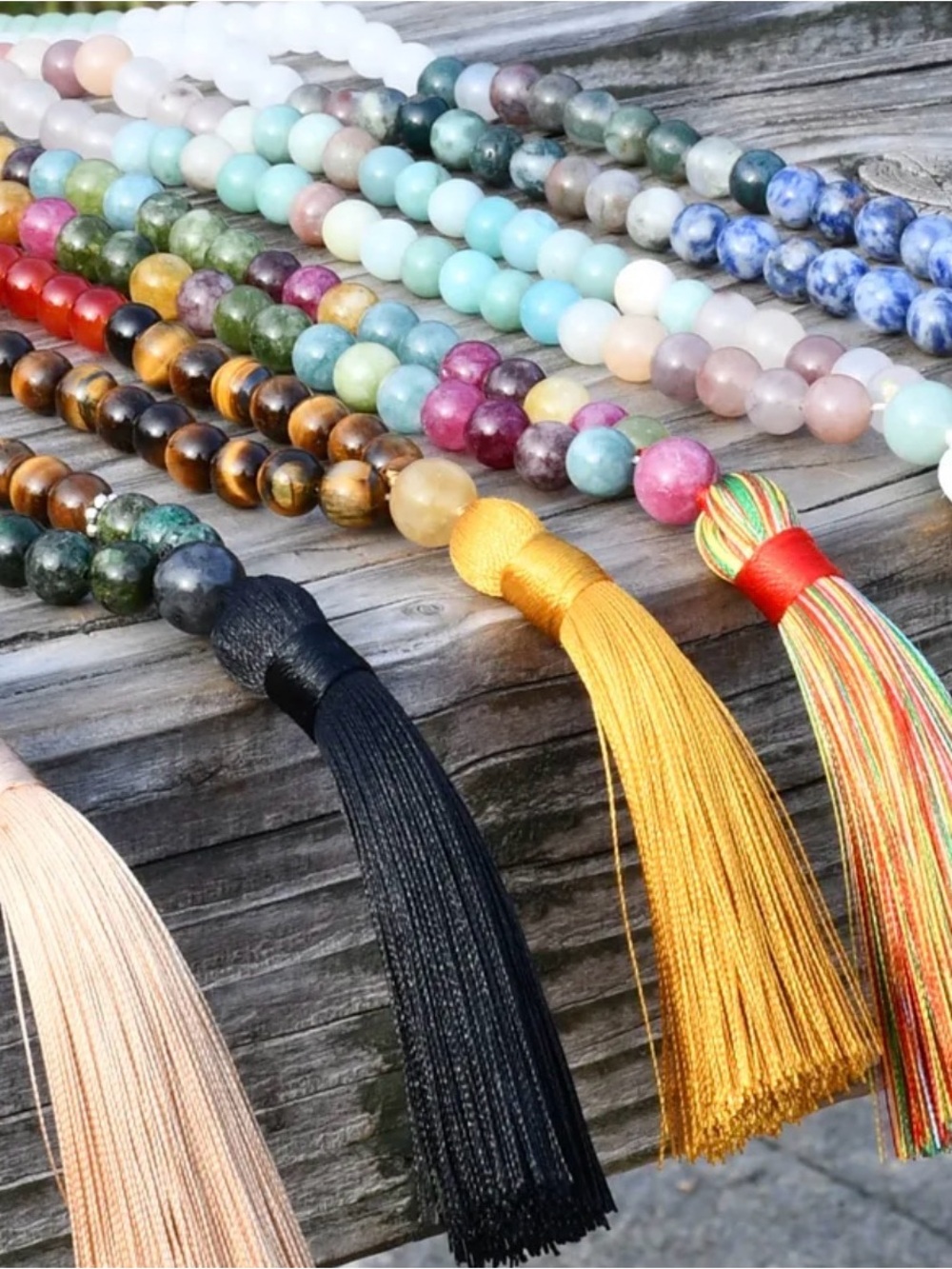 Tassel Natural Stone Necklace NWT PICK ONE